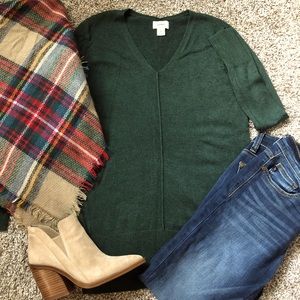 Green light weight sweater